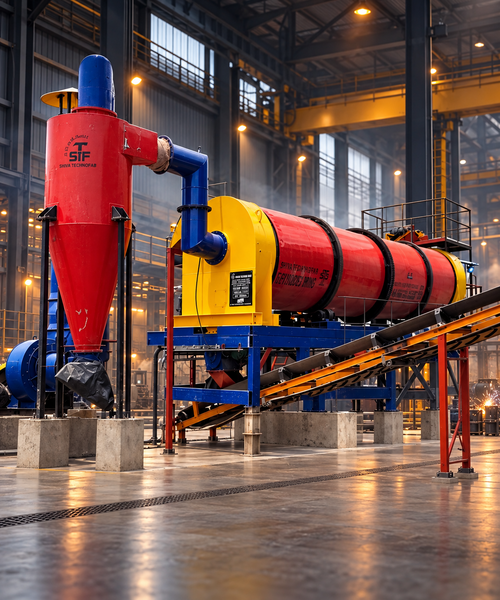Shiva Techno Fab 'Sand Dryer' manufacturer in Ahmedabad,GUjarat.